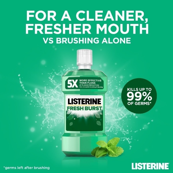 Listerine Freshburst Mouthwash 750ml