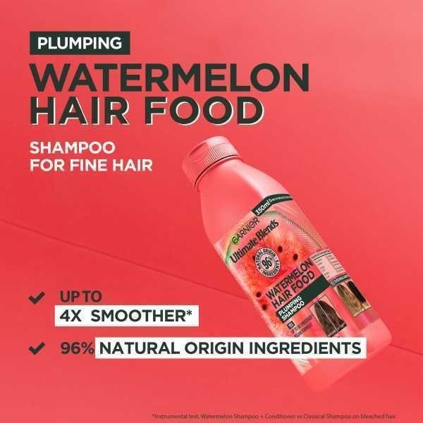 Garnier Ultimate Blends Hair Food Watermelon Shampoo 350ml