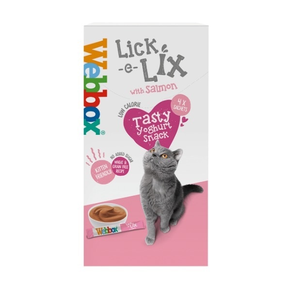 Webbox Lick-E-Lix Salmon 4 X 15g