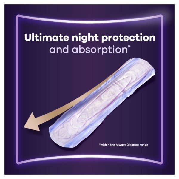 Always Discreet Maxi Night Pads 20s