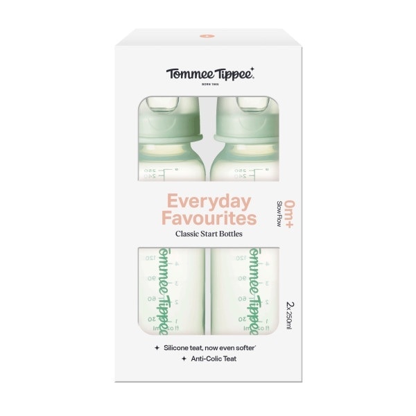 Tomme Tippee Classic Start Bottles Green 2 Pack