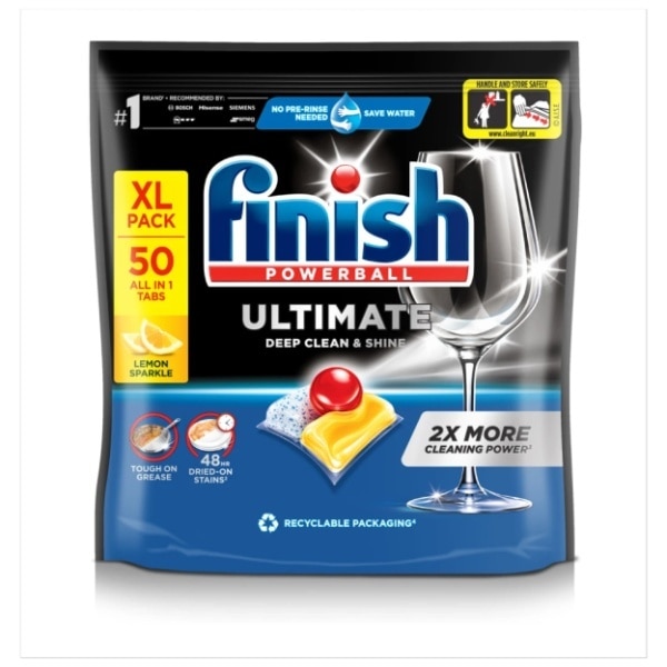Finish Ultimate Lemon Tablets 50S