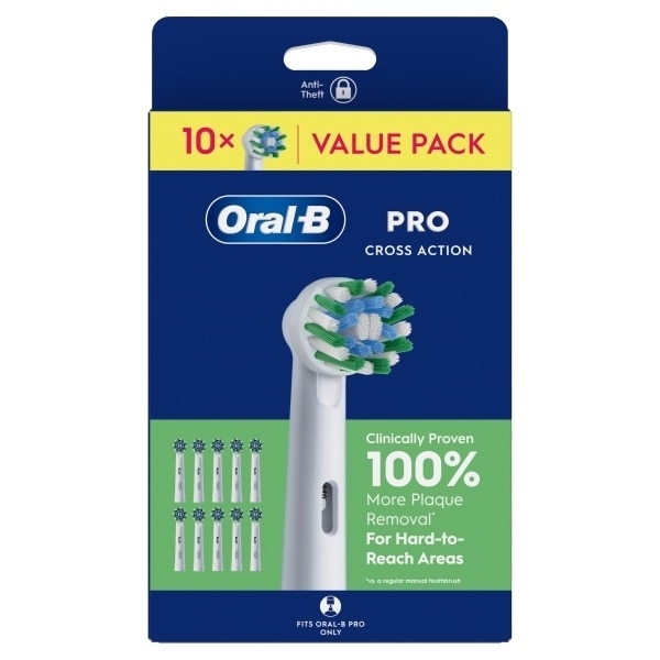 Oral B X Action Power Refills 10 Pack