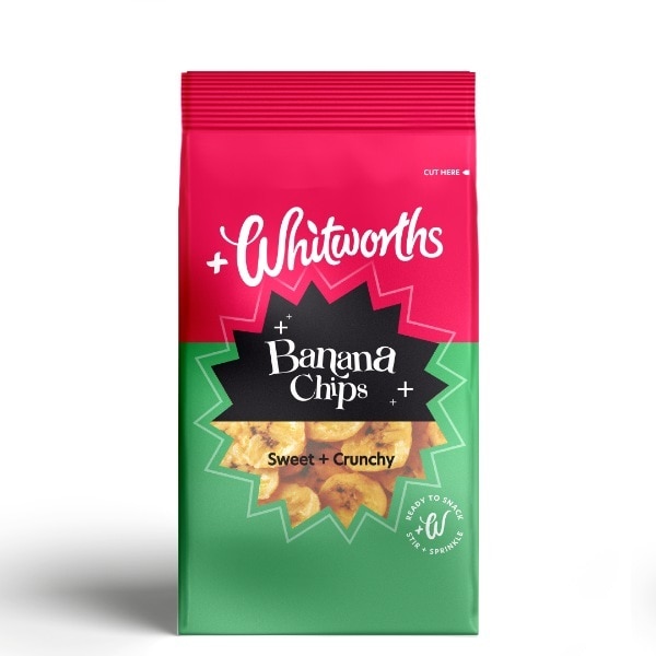 Whitworths Banana Chips 8X140g