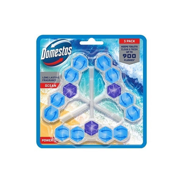 Domestos Rimblock Ocean 3 Pack