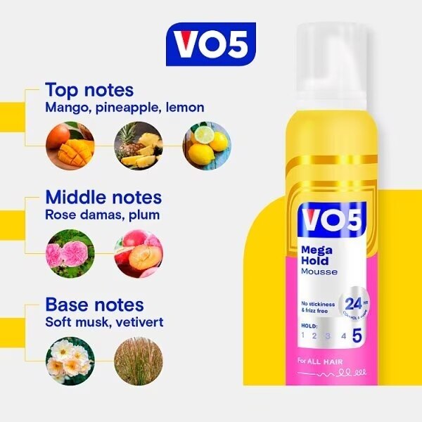 Vo5 Mousse Mega 200ml