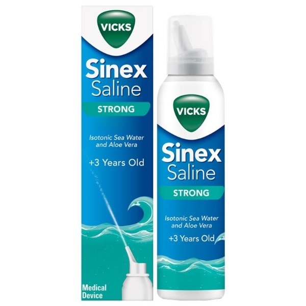 Vicks Sinex Saline Spray Strong 120ml