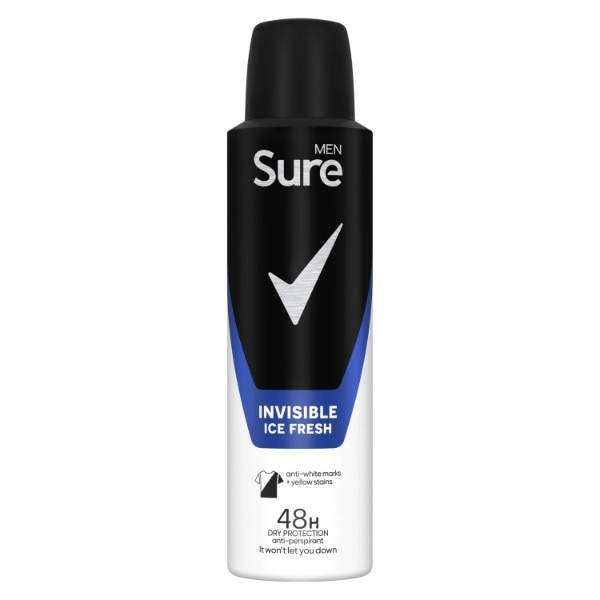 Sure For Men Invisible Ice Antipersirant Deodrant 150ml