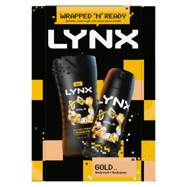 Lynx Gold Duo Gift Set
