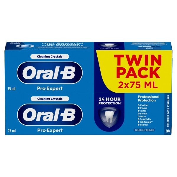 Oral B Pro Expert Toothpaste Twin Pack 2 x 75ml