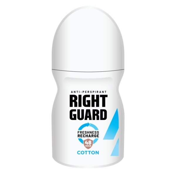 Right Guard 48H Cotton Roll On 50ml