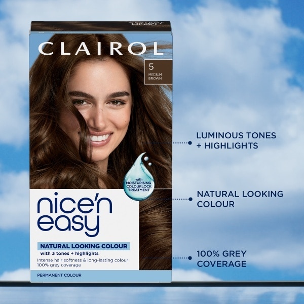 Clairol Nice'n Easy Hair Dye 5 Medium Brown