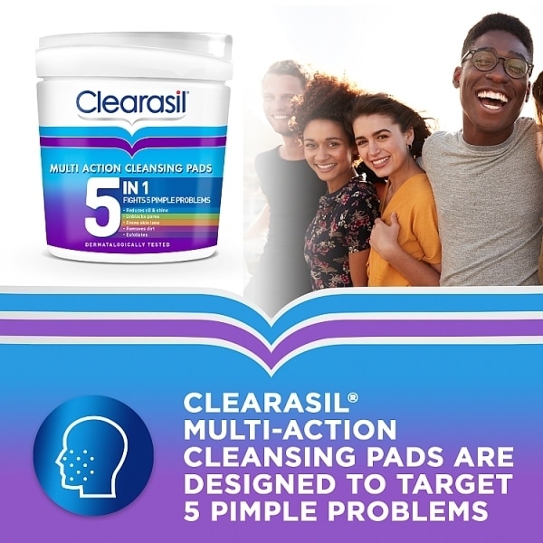 Clearasil Ultra 5 In 1 Pads 65s