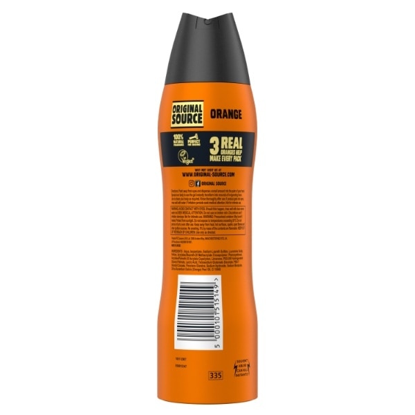 Original Source Orange Foam Body Wash 200ml