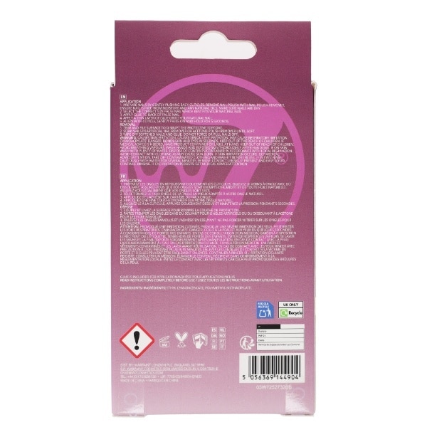 W7 Glamorous Nails - Deep Red Wine