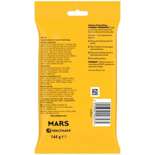 Pedigree Schmackos Fish Mix 20 Pack