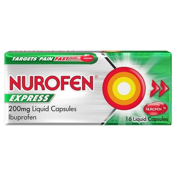 Nurofen Express Liquid Caps 16s.