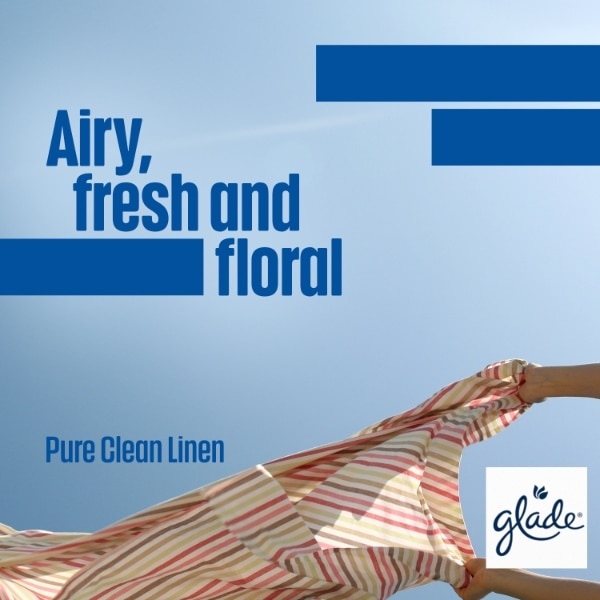 Glade One Room Spray Starter Kit Linen