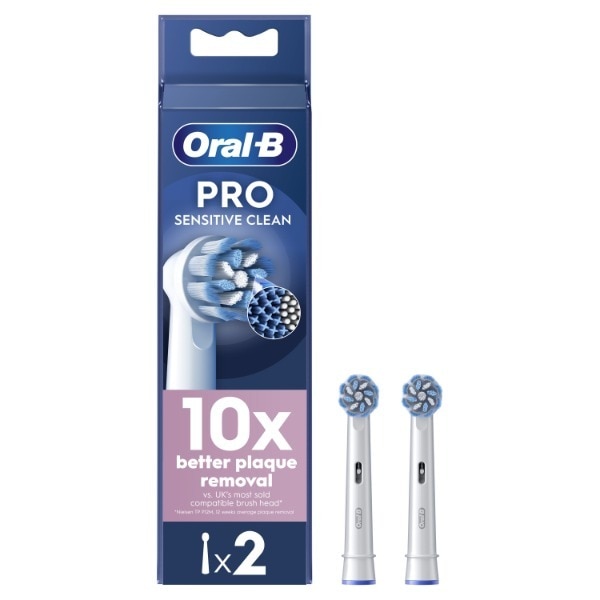 Oral-B Pro Sensitive Clean Toothbrush Heads 2 Pack