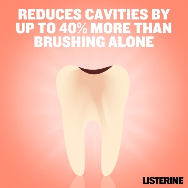 Listerine Smart Rinse Kids Mouthwash Berry 250ml