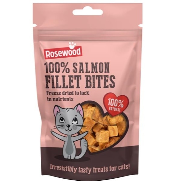 Freeze Dried Salmon Treats For Cats 15G