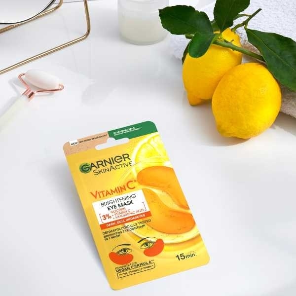 Garnier Vitamin C Eye Serum Tissue Mask