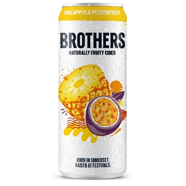 Brothers Cider Pineapple Passionfruit 330ml