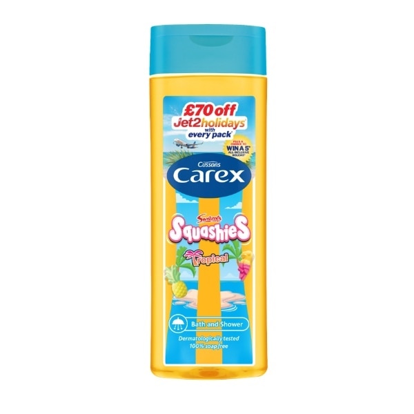 Carex Fe Squashies Tropical Shower Gel 500Ml
