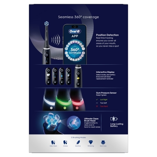 Oral B Io6 Black Ultimate Clean Toothbrush