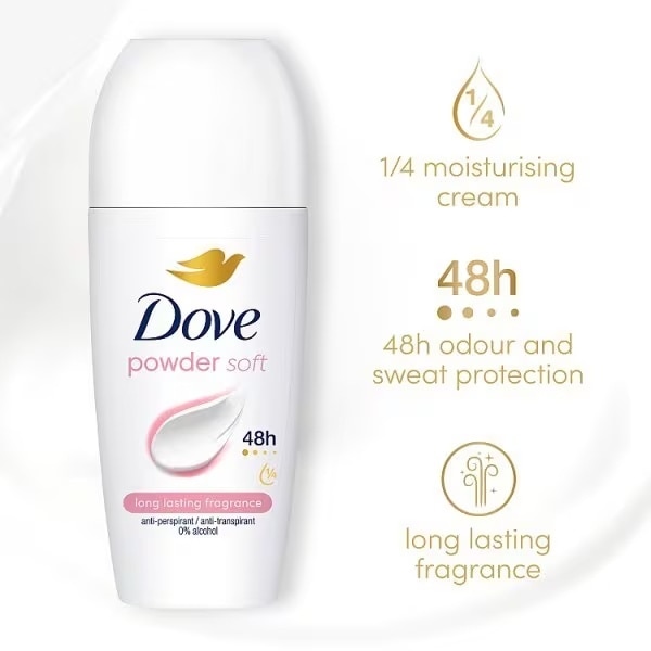 Dove Powder Roll On 50ml