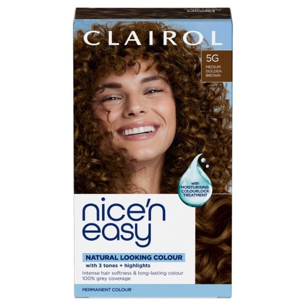 Clairol Nice'n Easy Hair Dye 5G Medium Golden Brown