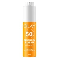 Olay Vitamin C Brighten & Glow 3In1 Moisturiser Face Fluid Spf50+Hydrating Primer 50ml
