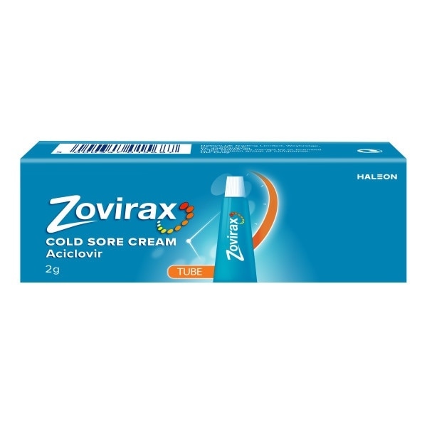 Zovirax Cold Sore Treatment Cream, Tube 2g