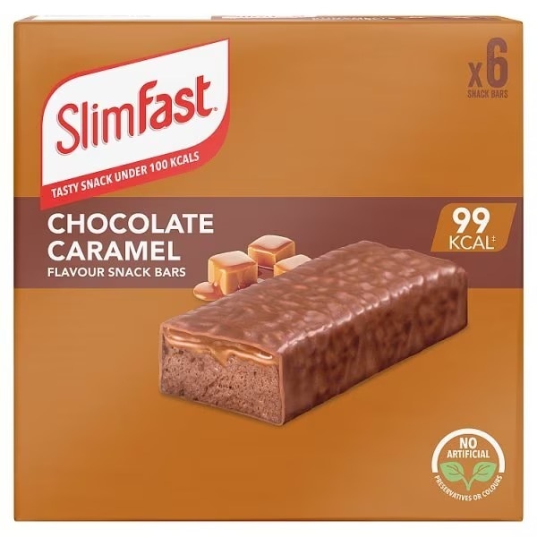 Slimfast Caramel Snack Bar X6