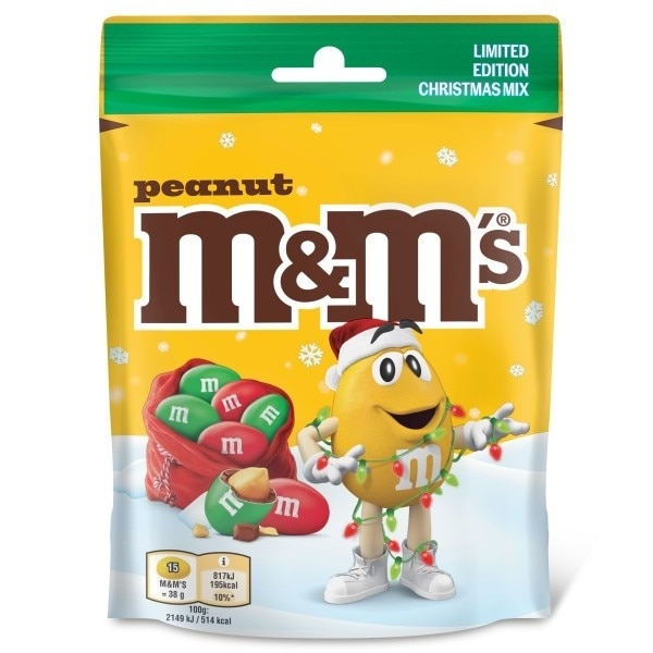 M&Ms Peanut Xmas Ltd Edition 112G