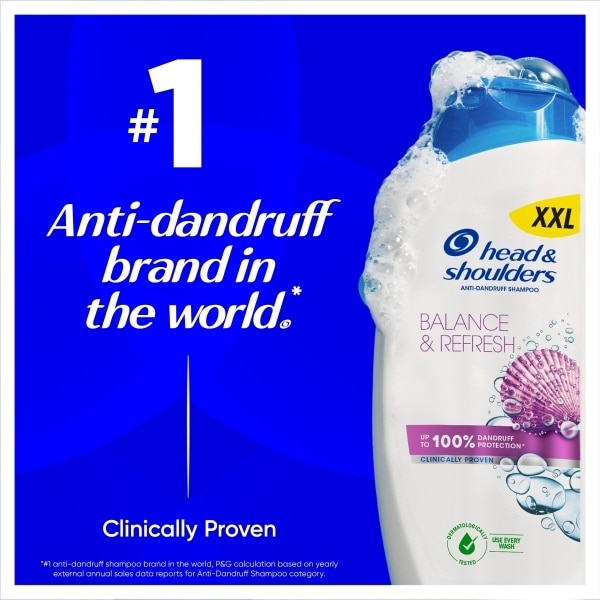 Head & Shoulders Balance Refresh Shampoo 750ml