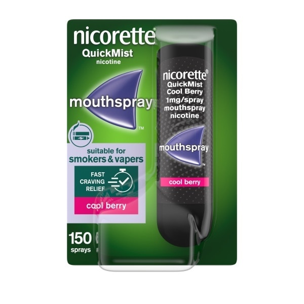 Nicorette Quickmist Cool Berry Mouthspray 1mg