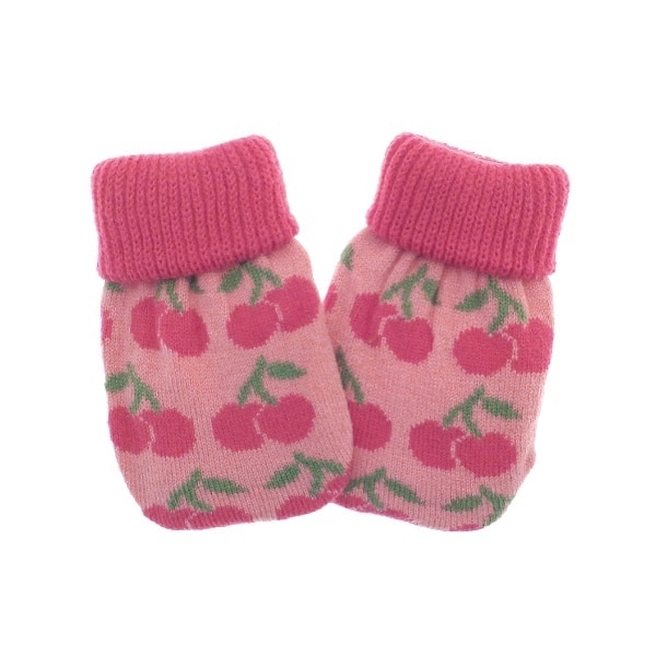 Cable Knit Hand Warmers- Cherry Design 2 Pack