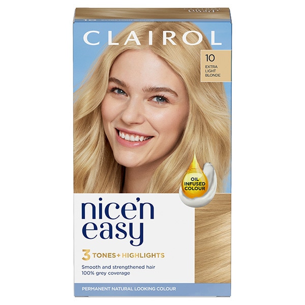 Clairol Nice 'n Easy Hair Dye Extra Lght Blonde 10