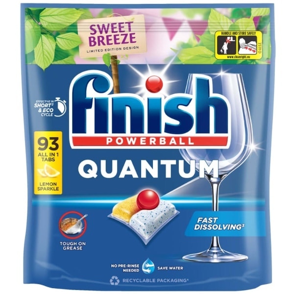 Finish Quantum Sweet Breeze Lemon 93 Pack
