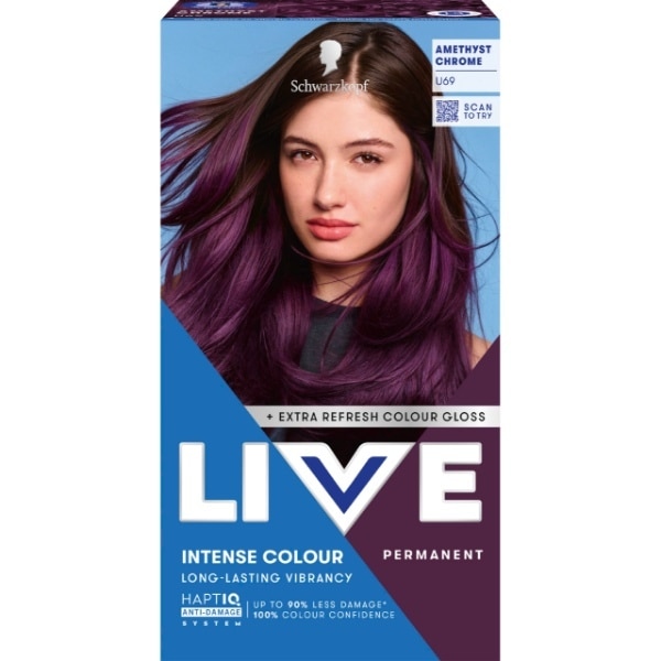 Live U69 Amethyst Chrome Permenant Hair Dye