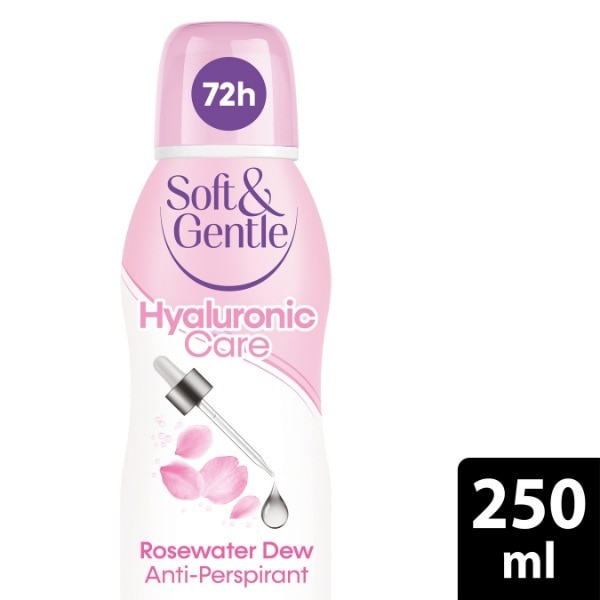 Soft&gentle Hyaluronic 72H Deodorant Rosewater
