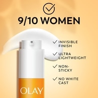 Olay Vitamin C Brighten & Glow 3In1 Moisturiser Face Fluid Spf50+Hydrating Primer 50ml