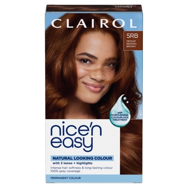 Clairol Nice'n Easy Hair Dye 5RB Medium Reddish Brown
