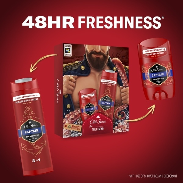 Old Spice Dark Captain Gift Set 2pk