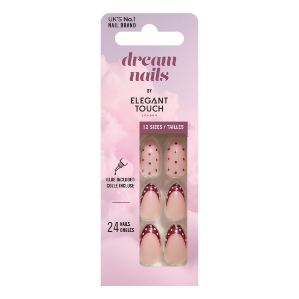 Elegant Touch Dream Nails Polka Dot 24s