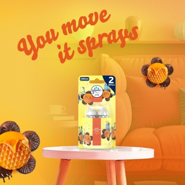 Glade Sense N Spray Twin Refill Chocolate