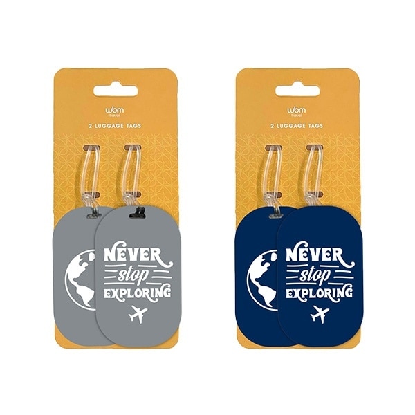 Wbm Luggage Tag X 2 Navy