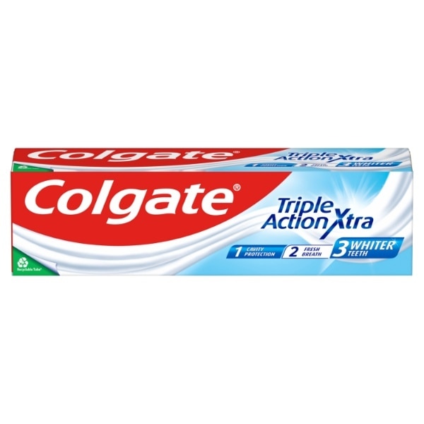 Colgate Triple Action Xtra White Toothpaste 75ml