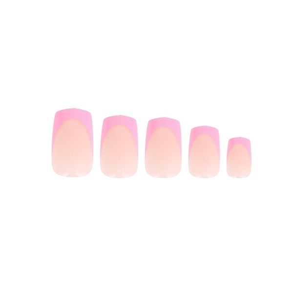 W7 Pre-Glued Nails - Pink French.